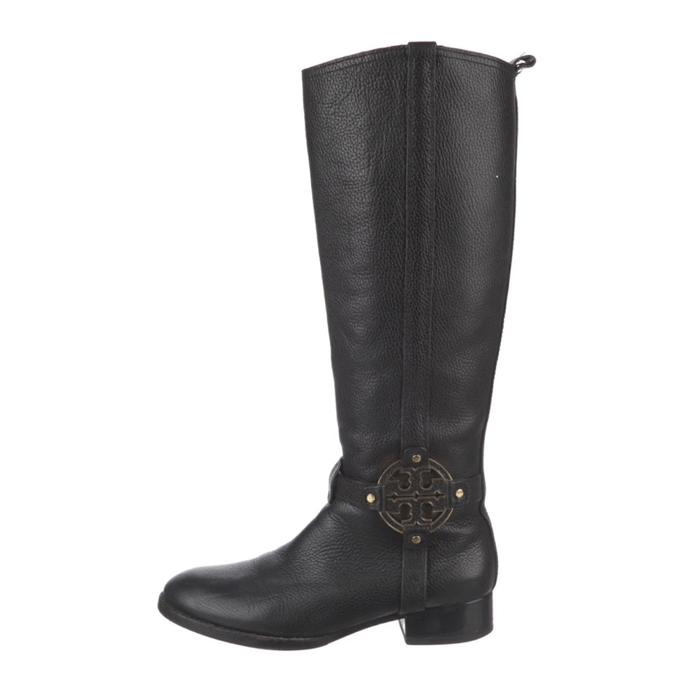 Tory Burch Black Riding Boots